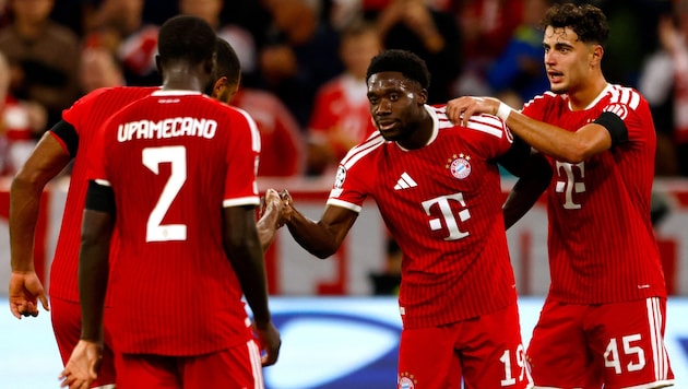 Bayern scored all five goals in the second half.