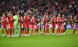 Großer Jubel bei den Bayern-Stars