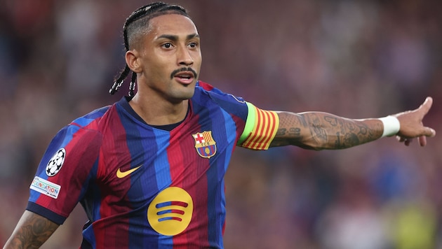 Raphinha ist bei Barca derzeit in Topform.