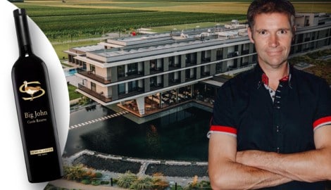 Der Rotwein „Big John“ ist Erich Scheiblhofers bekanntestes Produkt.