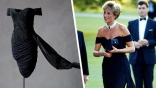 Prinzessin Diana trug das Kleid an dem Abend, als der heutig König Charles seine Untreue ...