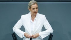 AfD-Chefin Alice Weidel: Am Rednerpult im Bundestag fordert sie einen Politikwechsel statt einem ...