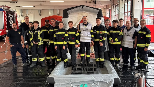 15 Mitglieder aus vier Feuerwehren der Landeshauptstadt nahmen an der gemeinsamen Ausbildung der ...