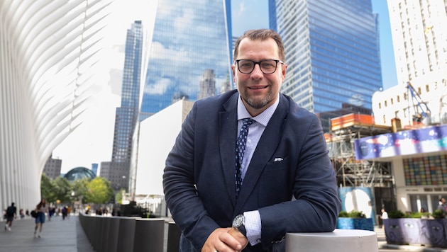 Die „Krone“ traf Terrorismus-Experte Nicolas Stockhammer in New York, wo er an einem Symposium ...