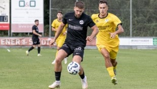 Puchs Marinko Sorda (am Ball) schnürte einen Dreierpack