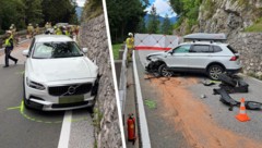 Beide Fahrzeuge wurden massiv beschädigt.