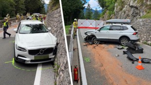 Beide Fahrzeuge wurden massiv beschädigt.