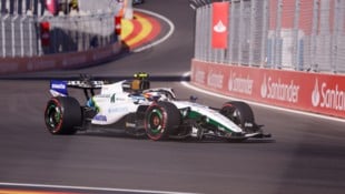Williams geht in Madrid mit einer Sonderlackierung an den Start.