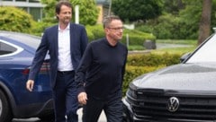 Das Verhältnis zwischen Peter Schöttel (li.) und Ralf Rangnick war nicht das beste.