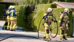 Die Feuerwehr brachte den Brand rasch unter Kontrolle.