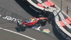 Lewis Hamilton beschädigte seinen Boliden.