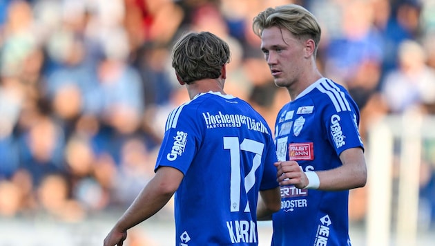 Benjamin Markus (r.) ist im Hartberger Mittelfeld nicht mehr wegzudenken.