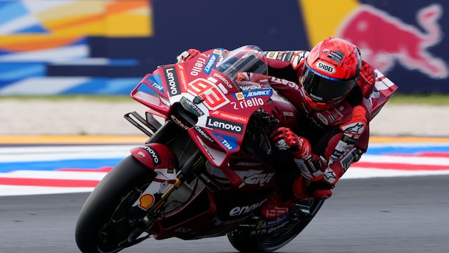 Marc Marquez won the sprint race at Misano.
