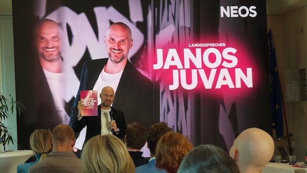 Mit seinem Plan für Klagenfurt will Janos Juvan Wähler überzeugen.