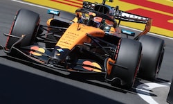 Lando Norris überraschte die Konkurrenz nach schwachen Trainingseinheiten mit der schnellsten ...
