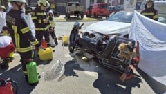 Der Motorradfahrer wurde von einem zufällig vorbeikommenden Rettungsteam reanimiert.