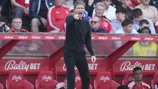 Oliver Glasner feierte den ersten Sieg bei seinem neuen Klub Nottingham Forest.