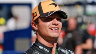 Lando Norris feierte seine Poleposition in Madrid.