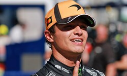 Lando Norris feierte seine Poleposition in Madrid.