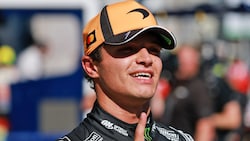 Lando Norris feierte seine Poleposition in Madrid.