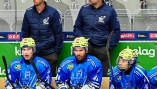 Fragende Gesichter auf der VSV-Spielerbank