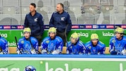 Fragende Gesichter auf der VSV-Spielerbank