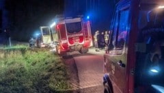 Auch die Feuerwehr Kraig stand im Einsatz 