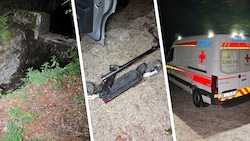 Bei der Flucht vor der Polizei stürzte der Teenager in einen ausgetrockneten Kanal. Die Rettung ...