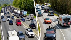 Auf der A13 Brennerautobahn und am Fernpass herrschte dichter Verkehr.