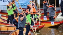 Die Florianis machten auf dem Badesee gute Figur.