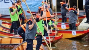 Die Florianis machten auf dem Badesee gute Figur.