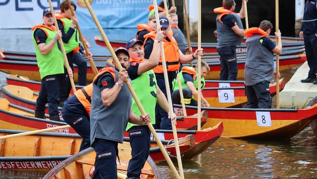 Die Florianis machten auf dem Badesee gute Figur.