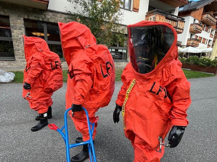 Chlorgas ist für die Atemwege sehr gefährlich.