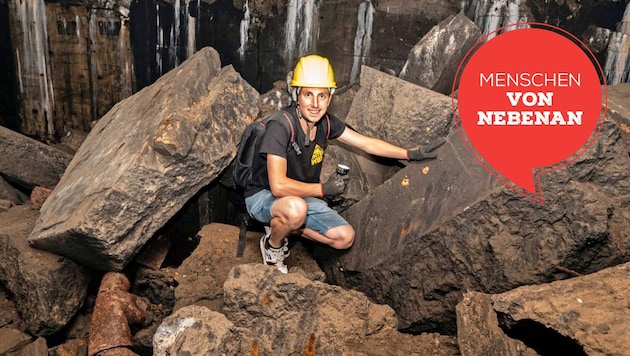 Lukas Arnold hat bereits mehr als 200 unterirdische Bauwerke erforscht und dokumentiert, den ...
