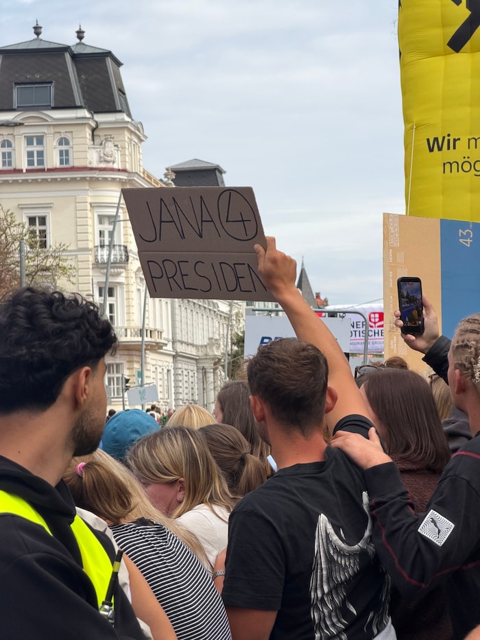 Große Überzeugung von Seiten der Unterstützer von Jana.
