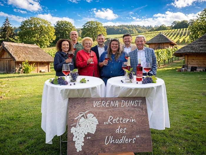 Auch Verena Dunst setzte sich für den Uhudler ein.