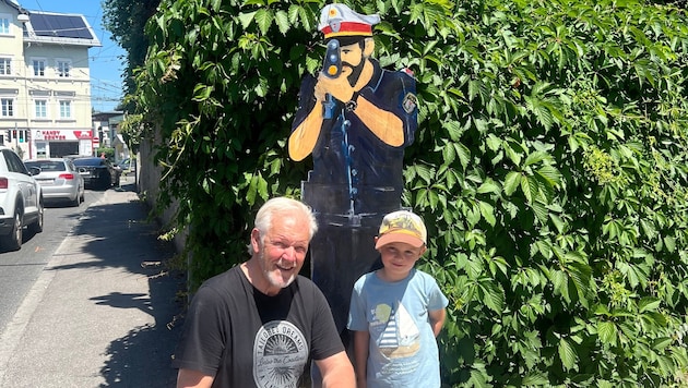 Der kleine Leo (5) und sein Papa Karl L.