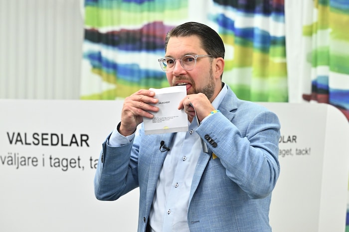 Jimmie Akesson, Parteichef der rechtspopulistischen Schwedendemokraten