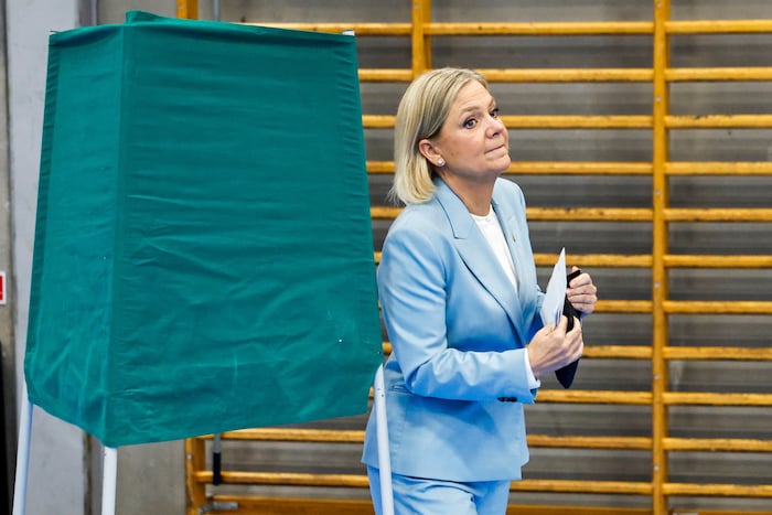 In den Umfragen liegen die Sozialdemokraten unter der Führung von Magdalena Andersson vorne.