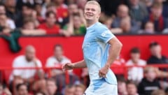 Erling Haaland erzielte das Goldtor gegen Manchester United.