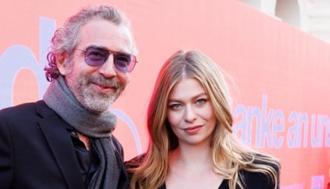 Christof Straub mit seiner Tochter Zoë. Die beiden arbeiteten eng zusammen.