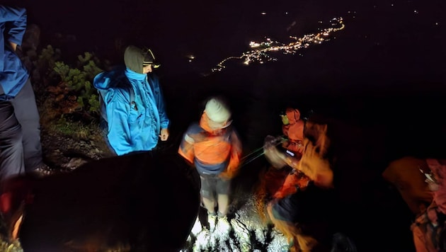 20 Kleinarler Bergretter waren im Einsatz.