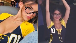 Madison Beer feuerte beim NFL-Saisonstart ihren Verlobten Justin Herbert an.