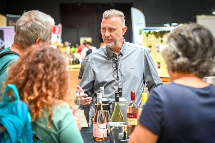 Gut besucht waren die Stände der Weinhändler.