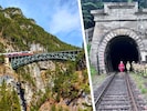 Die Karwendelbahn verläuft spektakulär. Im Vorjahr wurde im Martinswandtunnel geübt, wie das ...
