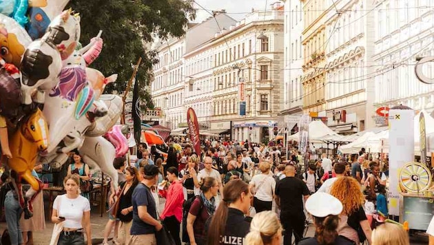 Fest in der Währinger Straße (Archivbild)