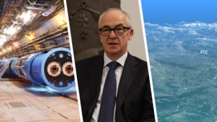Auf Wien-Besuch: CERN-Generaldirektor Mark Thomson hat mit Jornalisten über die Pläne für eine ...