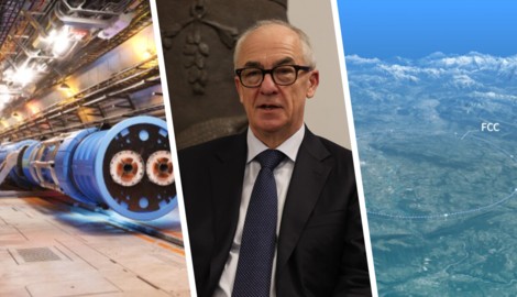 Auf Wien-Besuch: CERN-Generaldirektor Mark Thomson hat mit Jornalisten über die Pläne für eine ...