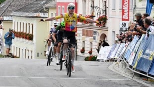 „Team Vorarlberg“-Kapitän Colin Stüssi sorgte beim Finale der Road Cycling League Austria für ...
