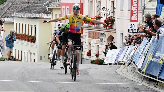 „Team Vorarlberg“-Kapitän Colin Stüssi sorgte beim Finale der Road Cycling League Austria für ...